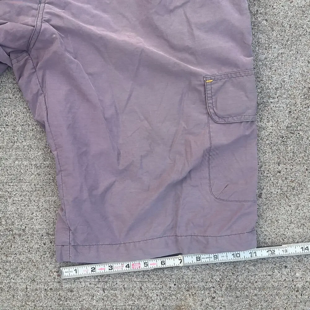 Y2K No Boundaries Swim Trunks‎ Purple Cargo Board Shorts | Size 36